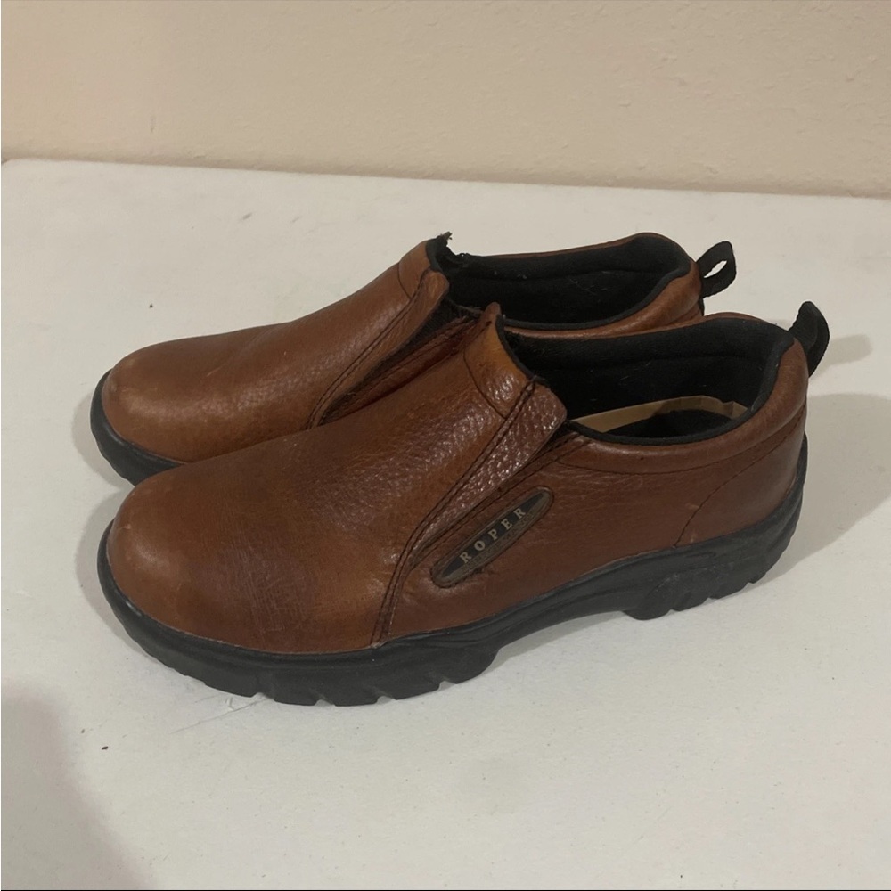 Roper Casual Shoes Womens 10.5 Sport Slip On Brown 09-021-0601-0206 BR